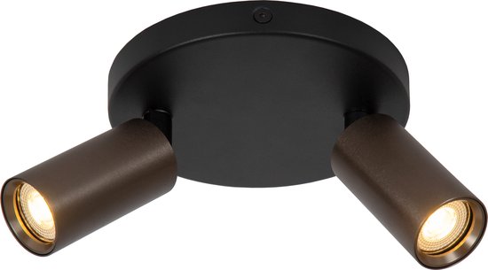 Lucide RITMO – Deckenstrahler (Deckenleuchte) – Ø 15 cm – 2xGU10 (MR11) – Kaffee