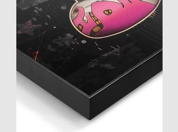 Orange Wallz Wanddekoration - Bär Wandkunst - 90 x 60 cm