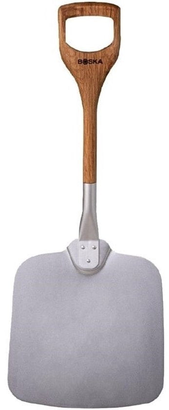 Boska Pizzaschneider Grill - Kurzer Griff - Stabil - Aluminium - Eiche - BBQ Zubehör