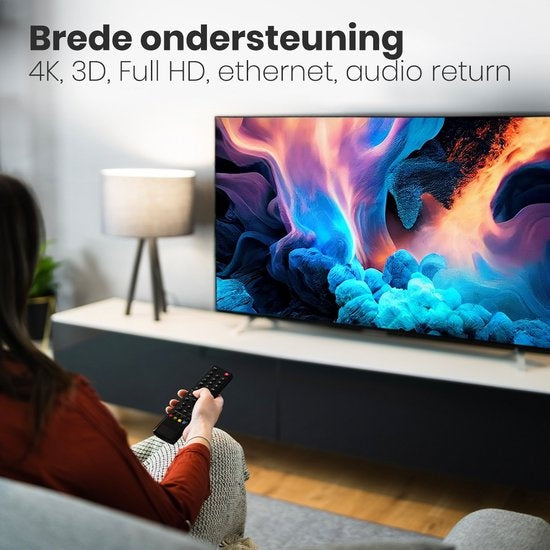 Auronic HDMI 2.0 Kabel - 1.5M - 18Gbps - Hohe Geschwindigkeit und Auflösung - 4K (60 Hz) - Schwarz