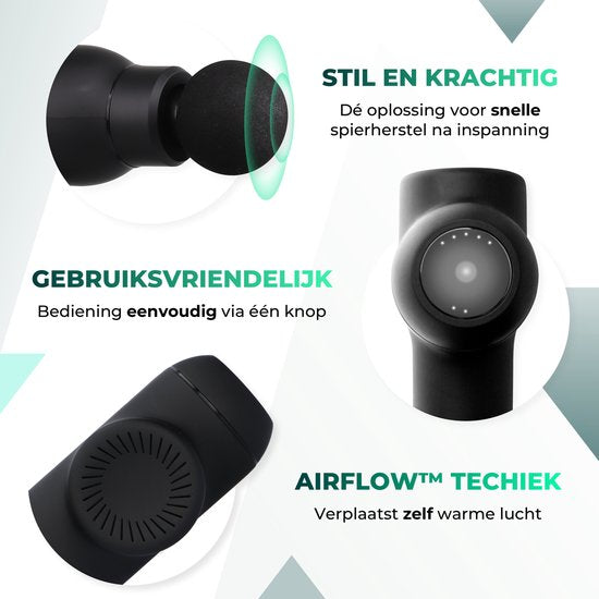 Massagerr® Massage Gun PRO - Massagegerät Professional - Inkl. Ständer und Etui - Massagepistole - Leistungsstarker Akku für lange Batterielebensdauer - Sport- und Relaxmassage - Massagegeräte - Massagepistole - Massagegeräte