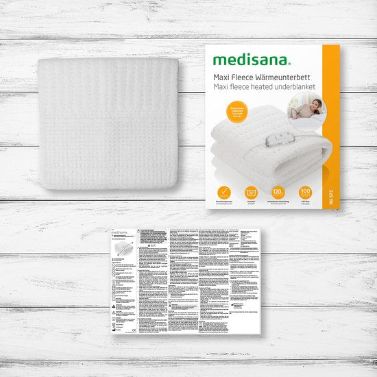 medisana HU 672 – Fleece-Heizdecke Maxi
