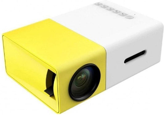 Mini-Beamer - 320 x 240 - USB - HDMI - Weiß - Gelb - 50 Lumen YG-300