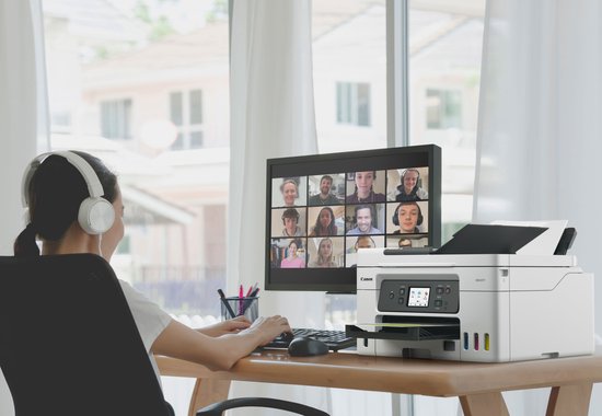 Canon MegaTank MAXIFY GX4050 – All-in-One-Tintenstrahldrucker mit Tintenbehälter – Weiß