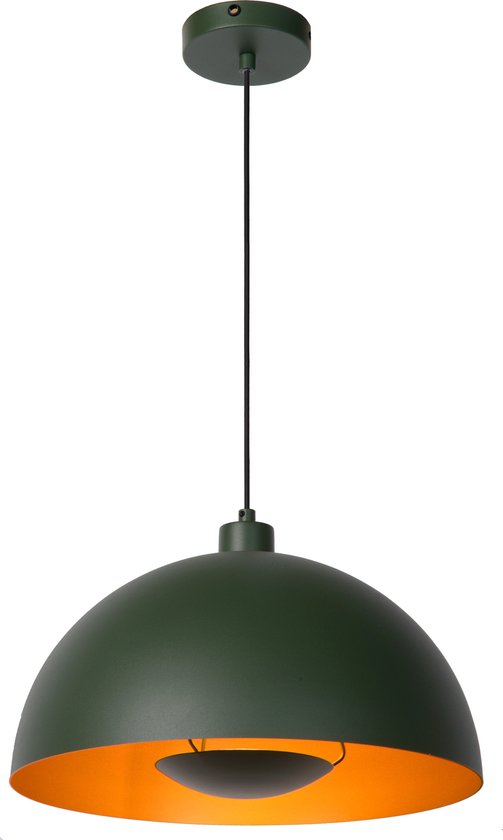 Lucide SIEMON – Hängeleuchte – Ø 40 cm – 1xE27 – Grün