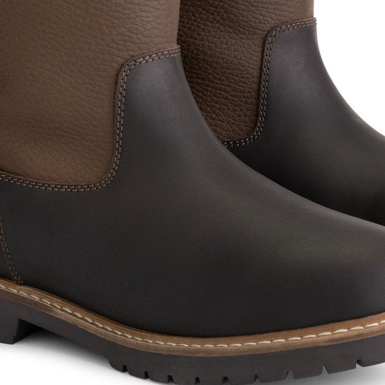 Travelin' Finnmark - Wasserdichter Damenstiefel - Mit Wolle gefüttert - Dunkelbraun - Größe 42