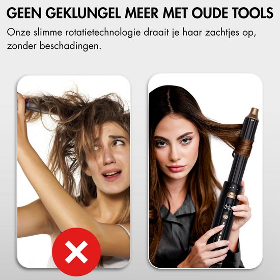 Sansbeauté® 4-in-1 Airstyler - Multistyler - Haartrocknerbürste Kurzes Haar - Lockenstab - Haarstyler - Haartrockner - Wärmebürste - Lockenbürste - Lockenstab - Haarglätter - Haarwickel - Stylingbürste - 5 in 1 Hairstyler
