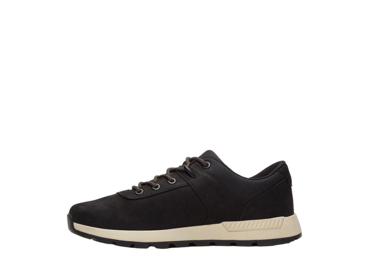 Timberland Sprint Low Schnürsneaker – Schwarz, Nubuk – Größe 45,0