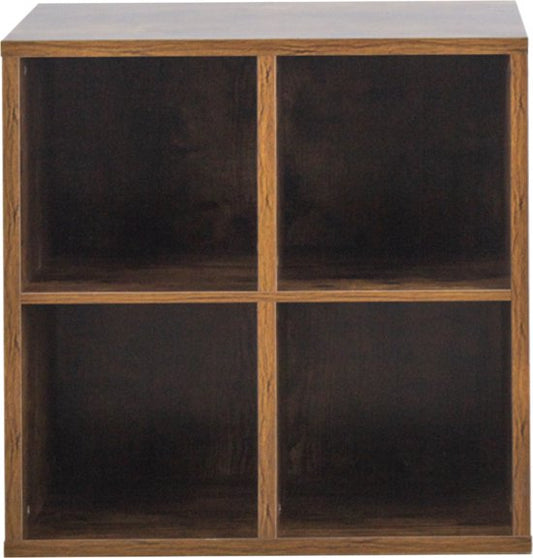 VDD Vinyl Wish - Plattenschrank - 4 Fächer - Braun - 34,50x70,50x70,50cm