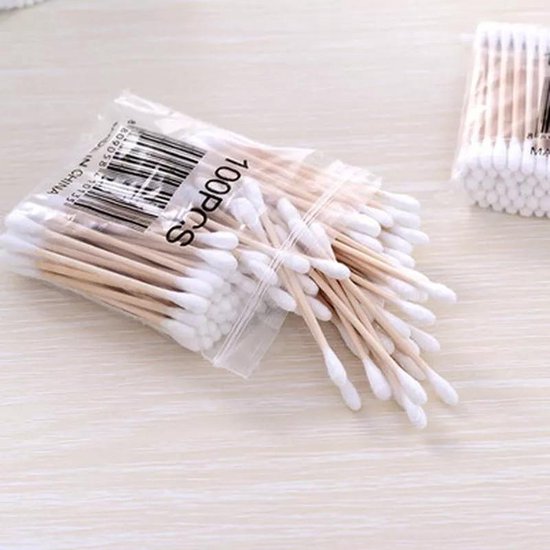 Wattestäbchen aus Holz – 100 Stück