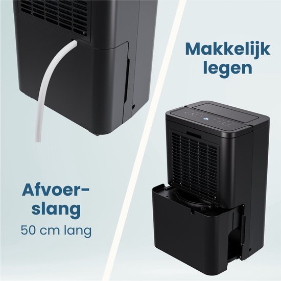Auronic Luftentfeuchter - Compact Pro Plus - 20L - Schlafzimmer, Badezimmer, Wohnzimmer und Büro - Luftbefeuchter für Innenräume - Schwarz