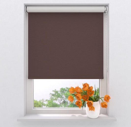 Rollo Easy Blackout - Braun - 120 x 190 cm
