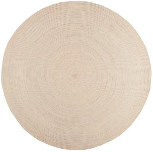 von fonQ Dots Teppich – Creme – Rund – Ø 240 cm