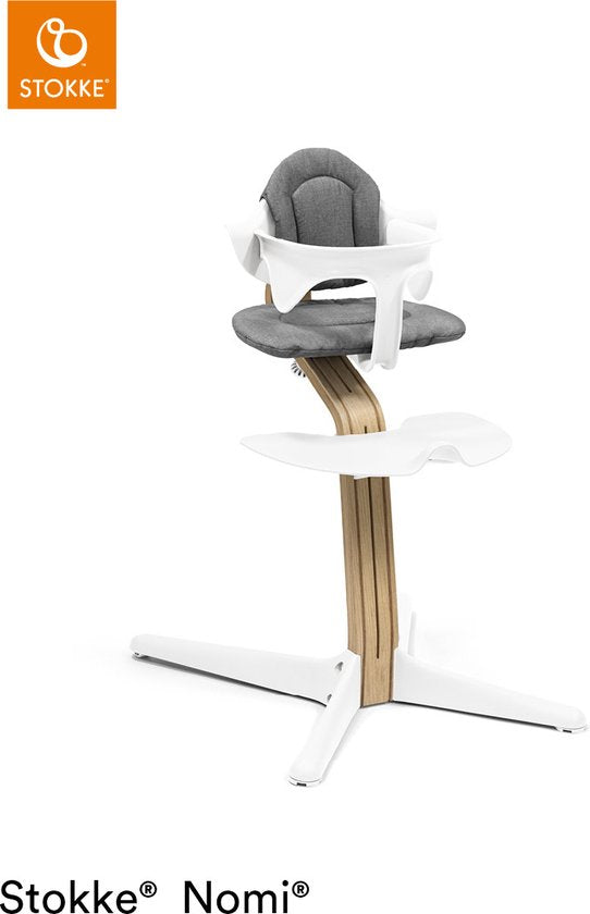 Stokke® Nomi® Kinderstuhl – Eiche – Weiß