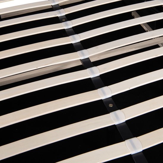 Polsterbett Savona - 200 x 140 cm - Hellgrau - Inkl. Bettkasten