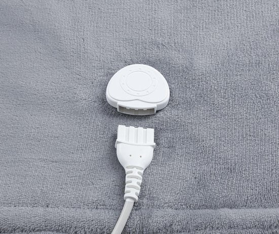 Tomado TEB1802G - Elektrische Heizdecke - Wickeldecke - superweiches Fleece - 180 x 130 cm