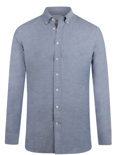 McGregor Stretch Oxford Hemd Herren - Navy - Größe S - 2100 MM241.6001.01