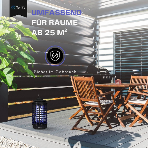 Tenify - Anti-Insektenlampe - Aufhängbar - Elektrisch - Indoor & Outdoor