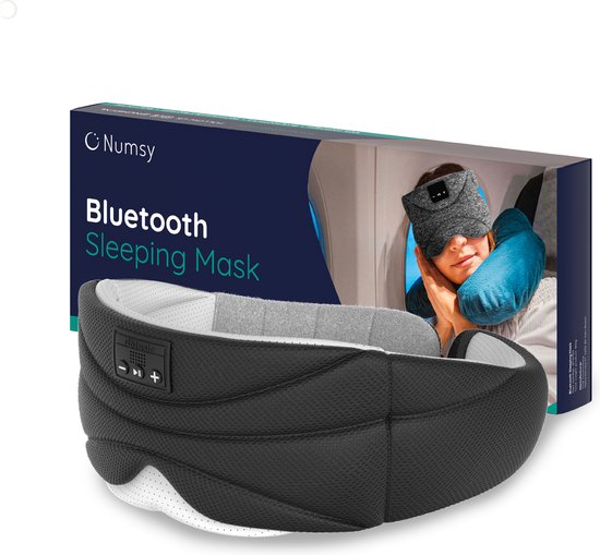 Numsy Schlafmaske Bluetooth - Schlaf Kopfhörer - Stirnband