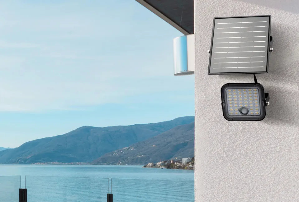 Pioneer Solar-Wandleuchte – 15 W – Bewegungssensor – 1900 lm – IP65