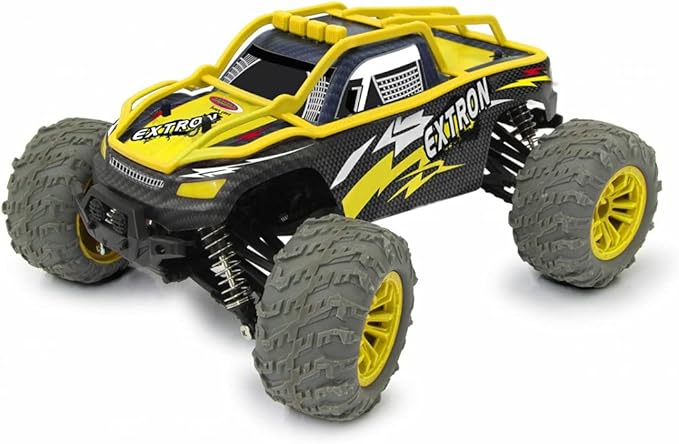 Jamara - Extron Junior Truggy - 4WD High-Speed RC Car - Maßstab 1:14 - Kunststoff - Gelb/Grau