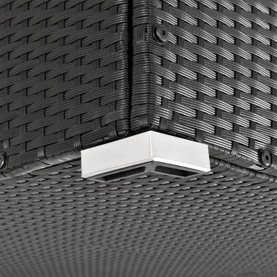 Polyrotan Lagerwald Ikaria 950 ltr Schwarz