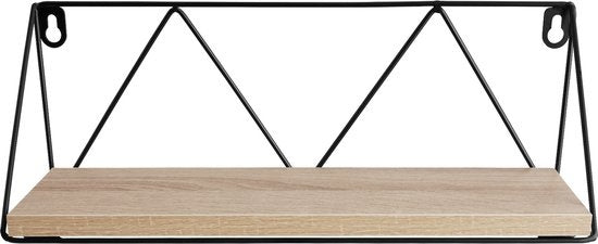 tectake - 2 Wandregale Rockport Industrie hellbraun - 404432