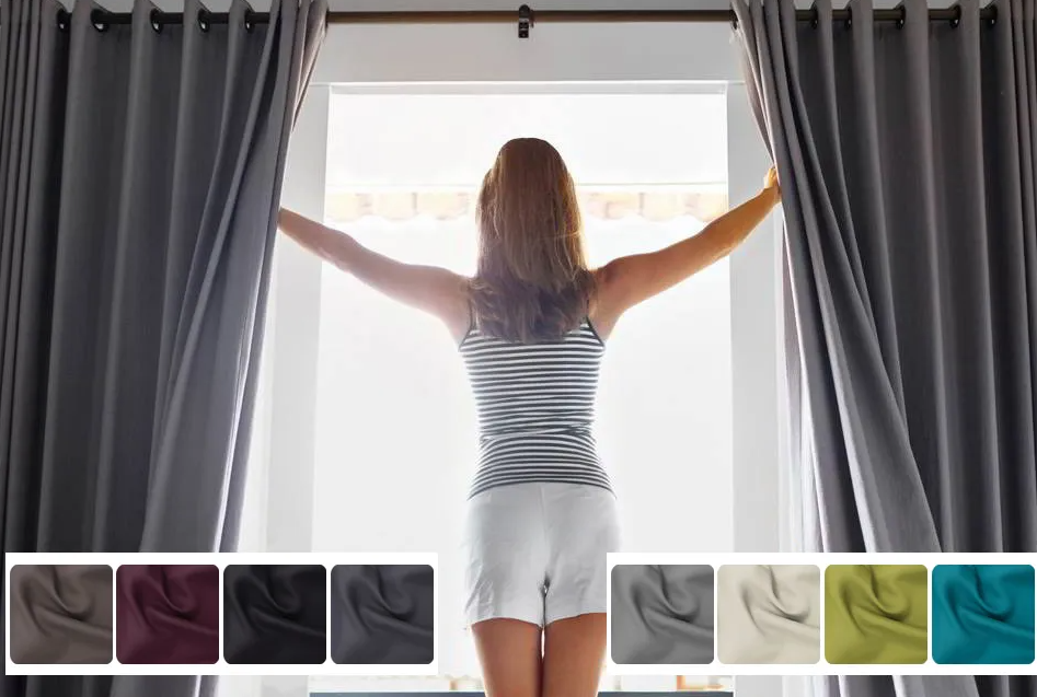 Home & Comfort Verdunkelungsvorhänge - Dunkel Taupe - 150x250 cm