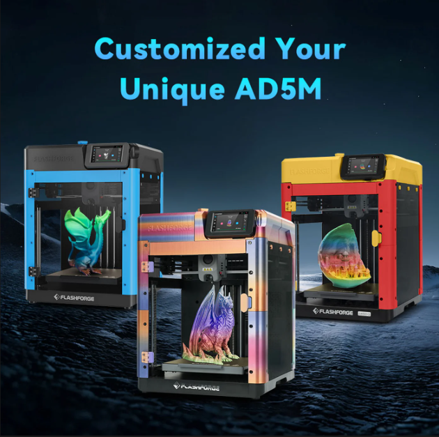 FlashForge Adventurer 5M 3D-Drucker – 600 mm/s – 220 × 220 × 220 mm – Direktextruder