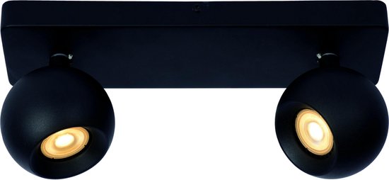 Lucide FAVORI – Deckenstrahler (Deckenleuchte) – 2xGU10 – Schwarz