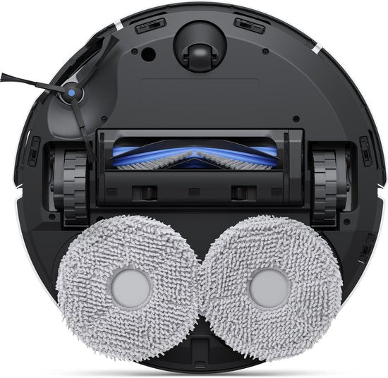 ECOVACS - DEEBOT T50 Omni weiß Gen 2 EU – Staubsauger- und Wischroboter – 21.000 Pa Saugkraft – Selbstreinigender Staubsaugerroboter mit Warmwasser-Wischsystem – Automatische Entleerungsstation – Geeignet für Tierhaare