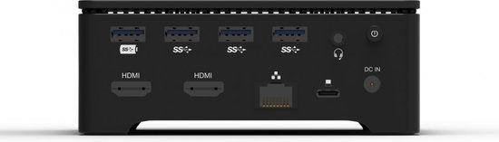 Port Designs 901908-W-EU Notebook-Dock & Port-Replikator Kabelgebundener USB 3.2 Gen 1 (3.1 Gen 1) Typ-A Schwarz