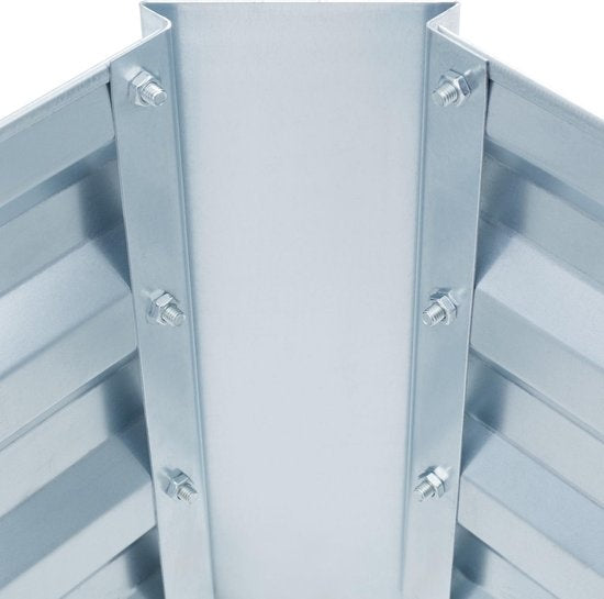 tectake - Hohe Pflanzgefäße Salvia verzinkt - 403446