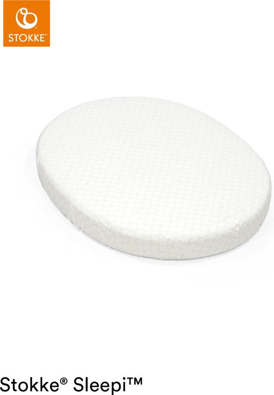 Stokke® Sleepi™ Mini-Spannbetttuch V3 – Fans Grey