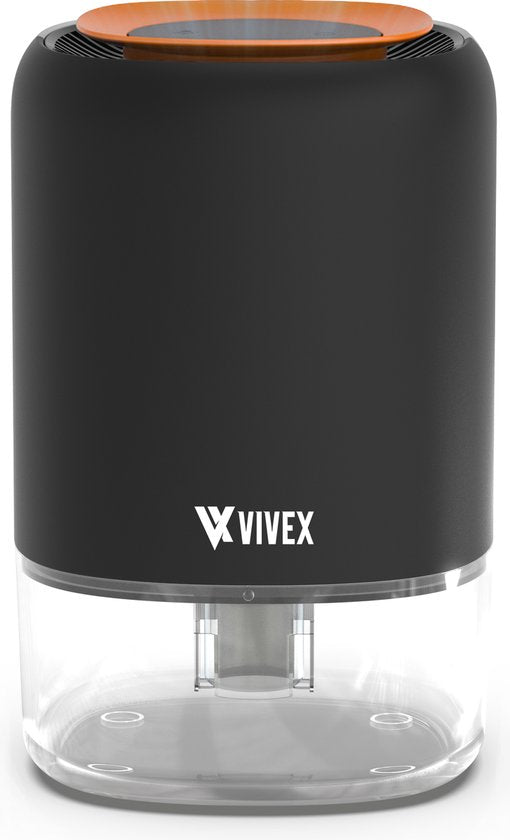Vivex® Luftentfeuchter AirDry Pro - Entfeuchtet 600 ml pro Tag - Extrem leise - RGB LED - Luftreiniger geeignet für Haus, Schlafzimmer & Büro