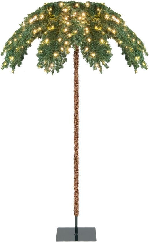 Coast Weihnachtsbaum Weihnachtspalme MIT 250 warmweißen LED-Lichtern - 813 Zweige - 180 cm