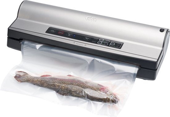 Solis Vac Prestige Maxi 5706 Vakuumierer - Vakuumierer inklusive Vakuumbeutel und Folie - Vakuumiergerät mit Marinatorfunktion und Schlauchanschluss - Extra groß