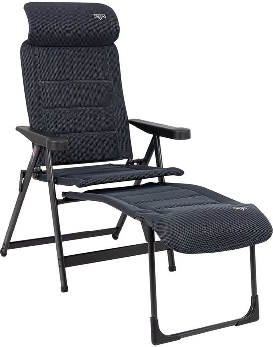 Crespo – Fußhocker – RP/215 – Air-Deluxe – Grau
