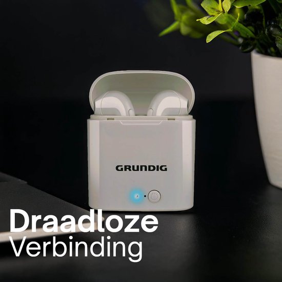 Grundig Wireless Earbuds - Bluetooth In Ear Earbuds 400mAh - Ohrhörer kabellos mit 2 Stunden Spielzeit - Ohrhörer zum Freisprechen - inkl. Ladecase USB-C Ladekabel
