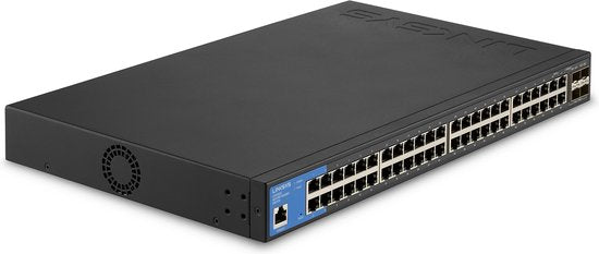 Linksys LGS352C – Netzwerk-Switch – verwaltet – 48 Ports – 10G-SFP+-Ports – Schwarz