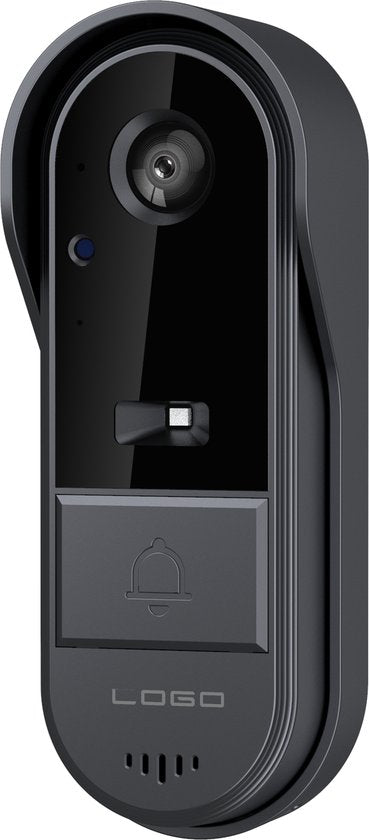 Fuegobird M15S – Kabellose Türklingel-Sets mit 32 GB Micro-SD – Intelligente Video-Türklingel – mit 4,3-Zoll-Display – wasserdicht nach IP65 – HD-Kamera mit 170°-Weitwinkel und Nachtsicht – Schwarz