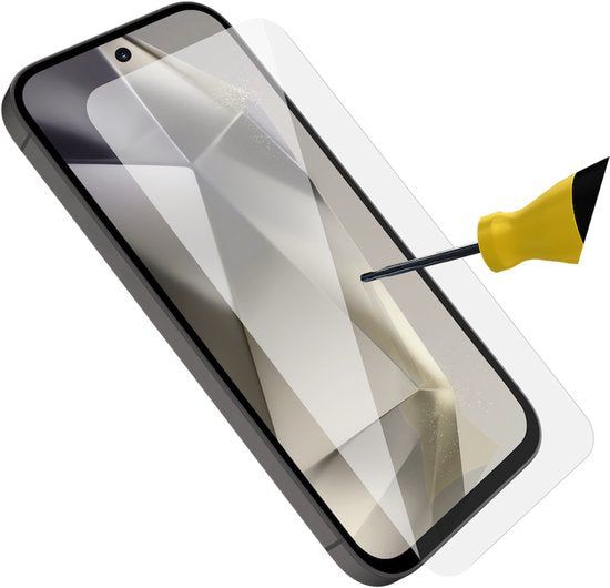 BeHello Displayschutzfolie Samsung Galaxy S24 FE - gehärtetes Glas mit hoher Schlagfestigkeit