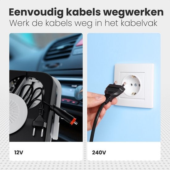 Auronic Electric Kühlbox - Kühlbox - 25L - 12V und 240V - Schwarz