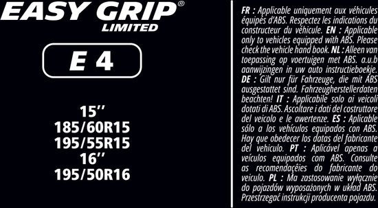 Michelin Easy Grip Limited Schneeketten - EG-E4