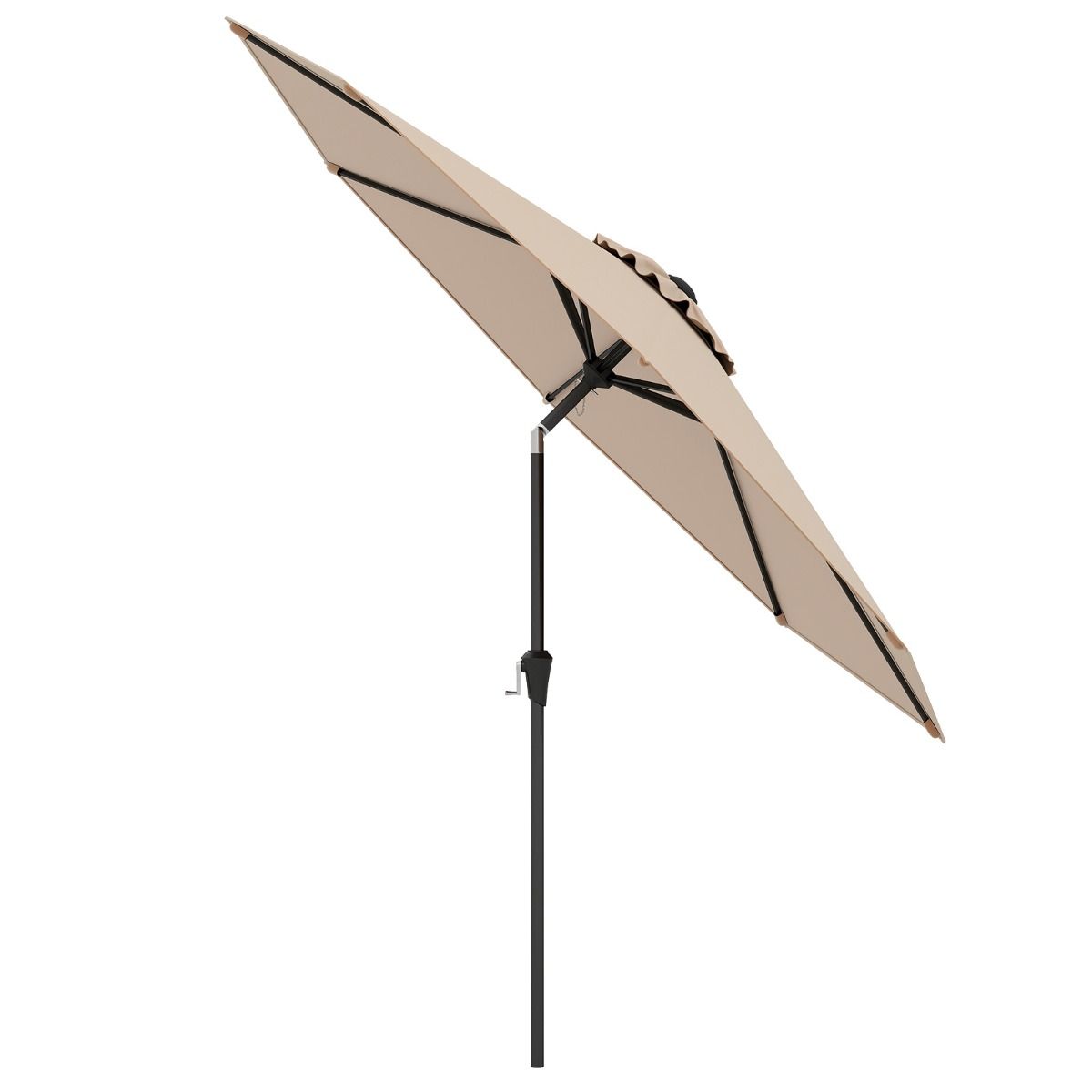Coast Großer Terrassenschirm – neigbar mit Kurbel – 270 cm – beige