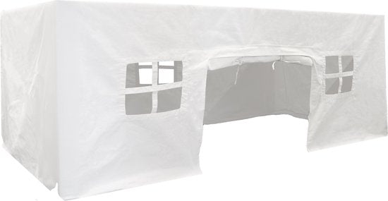 Sunny Nova Tischzelt Creme – Spielzelt mit Fenstern und Tür aus 100 % Baumwolle – Langlebiger und sicherer Spielspaß