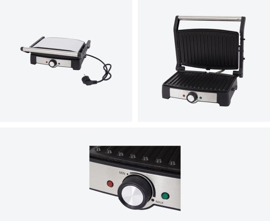 Multigrill 1500 Watt, 27,8 x 17, Antihaftbeschichtung