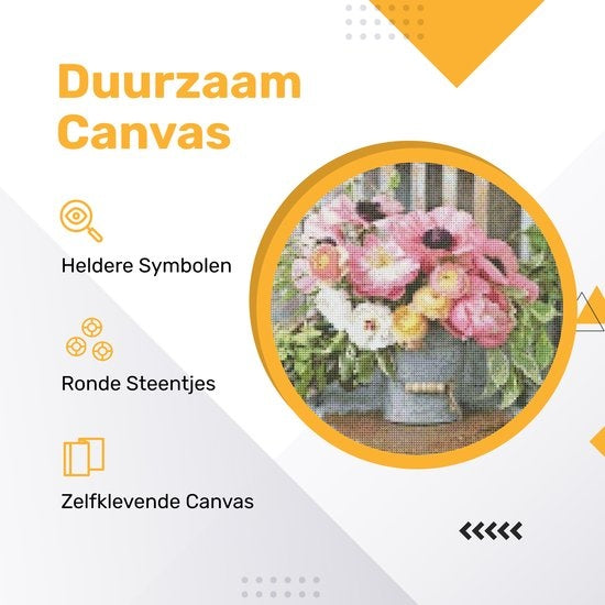RubyeÂ® Diamant-Malerei Erwachsene - Diamant-Malerei Kinder - Diamant-Malerei Komplettpaket - Vögel & Blumen - 40x30cm