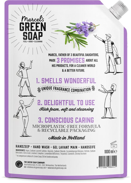 Handseife-Nachfüllpackung Lavendel & Rosmarin 1 l