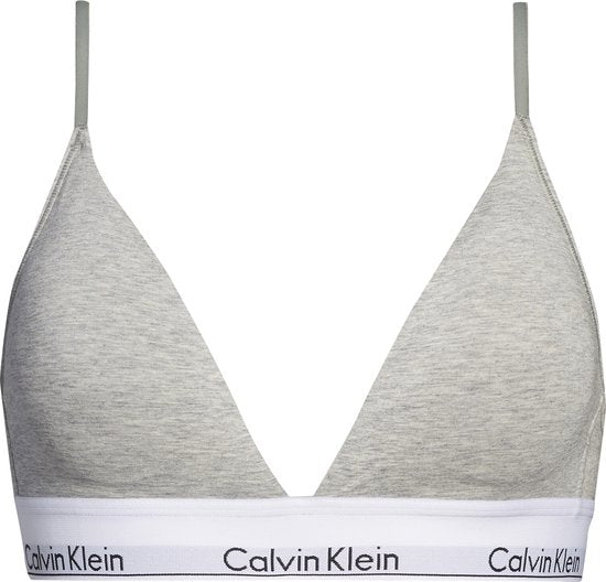Calvin Klein Triangel-BH – Grau – Größe M